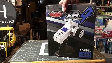 RC4WD XR 4 4 channel Radio system Unboxing