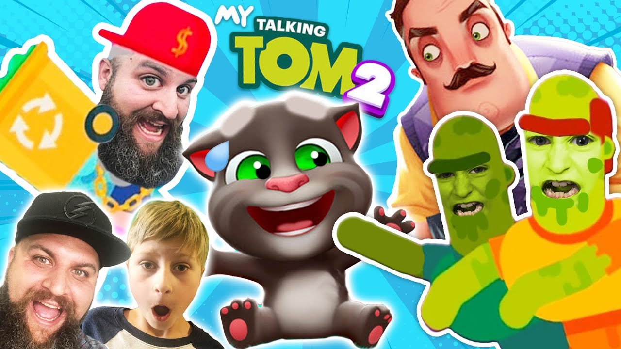 MY TALKING TOM 2 with from Bowmasters Ultimate Z-Days Zombies & Annoying Neighbor video phone beyonce mp3