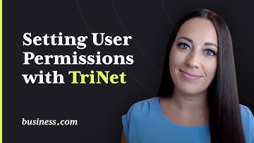 Setting User Permissions with TriNet