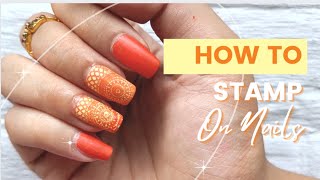 How To Stamp On Nails? Ft. Royalkarts Nail Art Kit