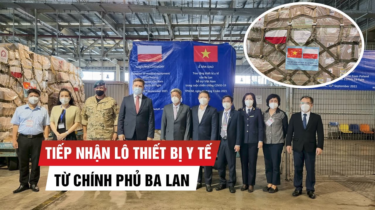Tiếp nhận lô thiết bị y tế gần 84 tỉ đồng do chính phủ... - youtube