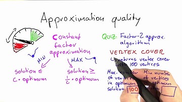 Approximation Quality Solution - Intro to Theoretical Computer Science