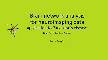Brain network analysis for neuroimaging data - application to Parkinson’s disease