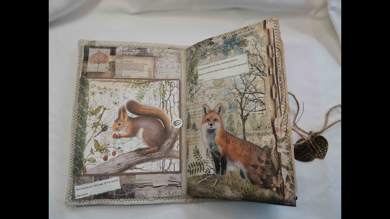 Forest Handmade Junk Journal -SOLD- Thank you