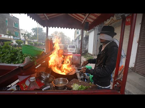 Amazing Manchurian Making Skills Without Watching | Indian Jack Sparrow | Indian Street Food