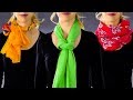 28 SIMPLE WAYS TO TIE A SCARF