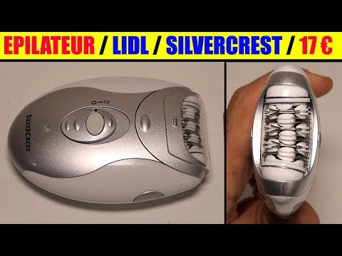 epilateur lidl silvercrest sans fil batterie ou secteur cordless epilator  Epiliergerät - YouTube