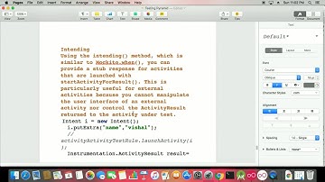 Espresso Intent First Basic Test ( Intended , Intending) (Unit UI TEST)