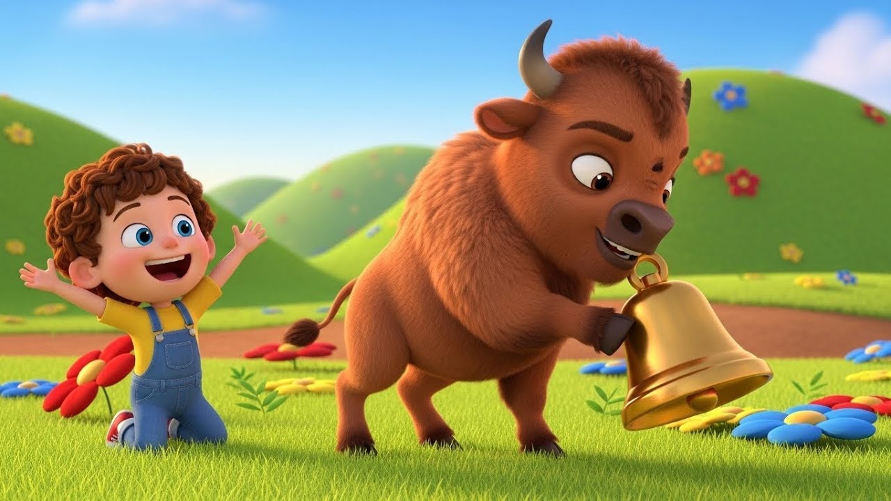 O Filhote de Alce Chorando Deixou Cair a Bola | Canção Infantil Divertida | Rimas para Crianças