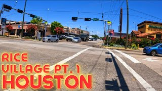 Houston City Walk - Rice Village 2022 4K