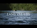 Land val  ues