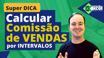 📈 Calcular Comissão de Vendas no Excel