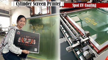 Cylinder Screen Printing Machine for Spot UV Coating