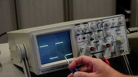 vertical calibration analog scope