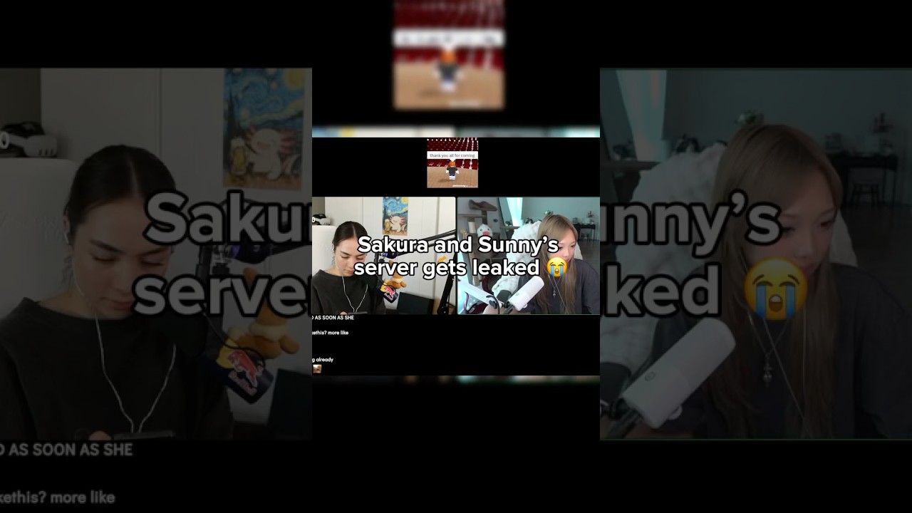 Sakura and Sunnys discord server gets leaked… 🫣 
