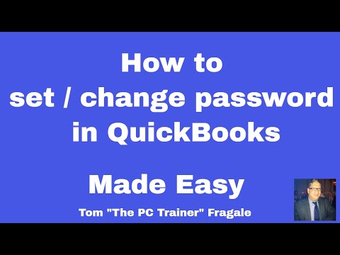 Vídeo: Como altero minha senha no QuickBooks?
