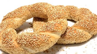 Турецкие бублики с кунжутом-Симиты/Turkish bagels with sesame seeds-Simiti