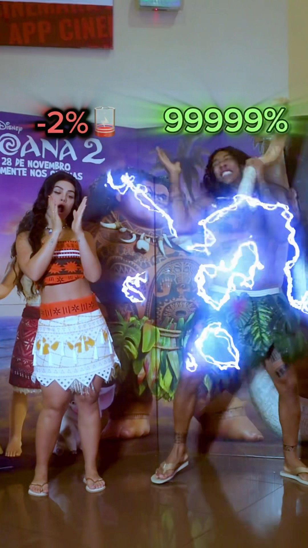 A MOANA PENSOU QUE IRIA FICAR COM MINHA ENERGIA.​⁠@mayca.brasil #dancer #trend #short #funny