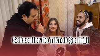 Seksenler De Tiktok Şenliği. Tiktok Fenomenleri Seksenler Setinde.