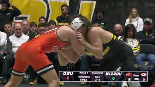 Landon Robideau vs. Teague Travis (157lbs) FULL MATCH | 2025-26 Big 12 Wrestling