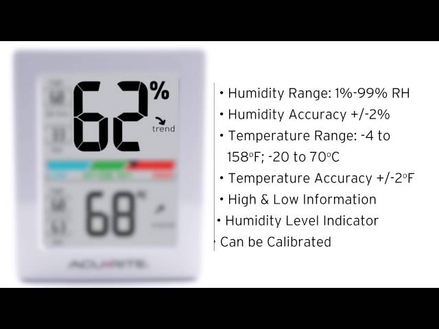 Pro Accuracy Indoor Temperature and Humidity Monitor