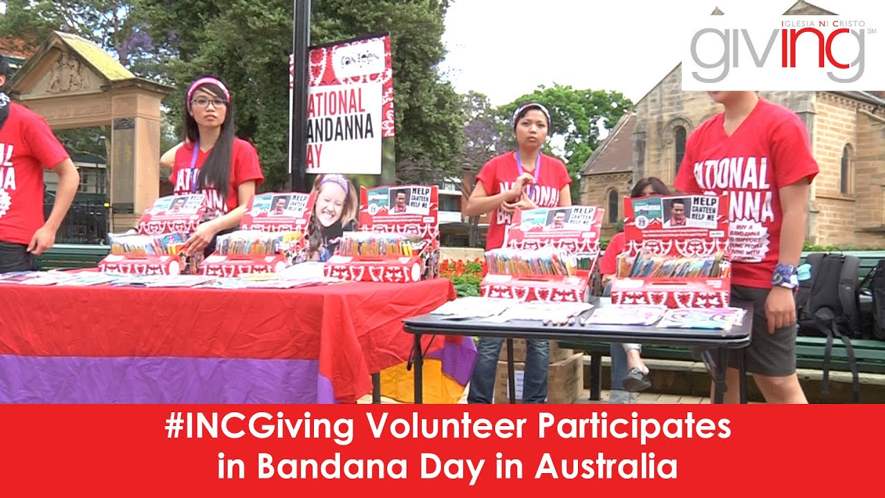 #INCGiving Volunteer Participates in Bandana Day in Australia incoterms