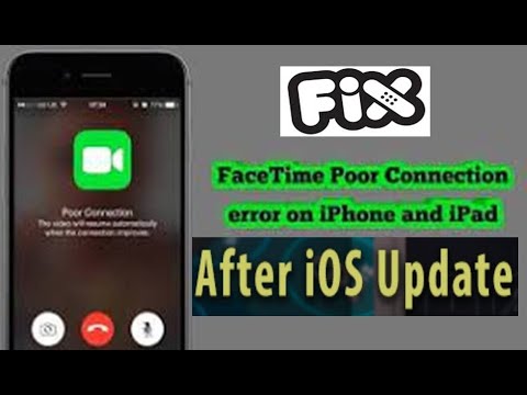 Fix FaceTime Poor Connection on iPhone, iPad, Mac