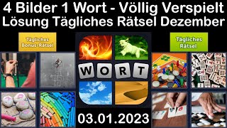 4 Bilder 1 Wort - Völlig Verspielt - 03.01.2023 - Lösung Tägliches Rätsel - Januar 2023 screenshot 5