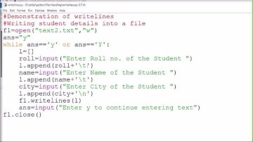 File Handling  Part  2| BCA | MCA | Computer Science Class XII (CBSE) | Working with Text Files