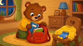 🐻🌲Як Ведмежатко Запізнилося До Школи! 😱 | Казки Українською Мовою Надобраніч 🌙 💤