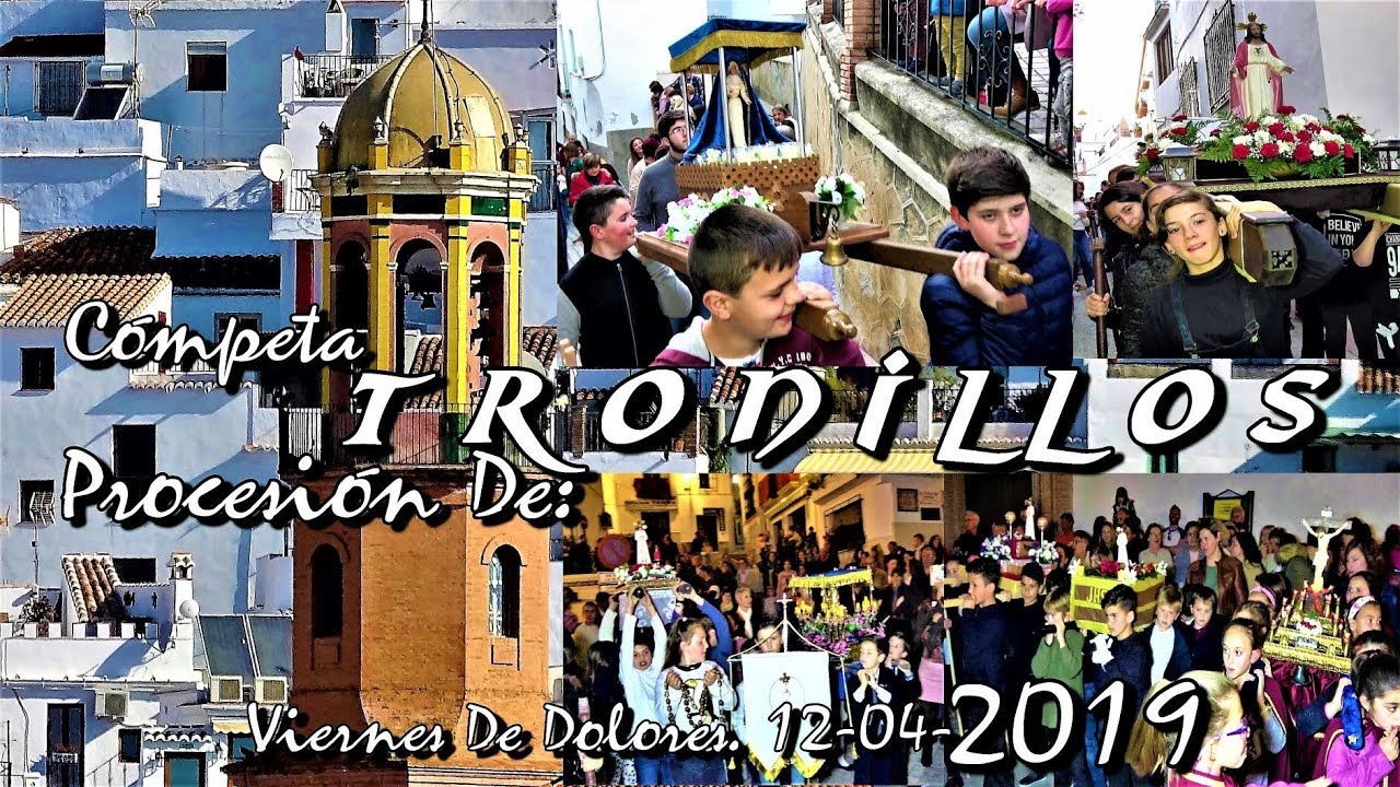 Procesión De Tronillos. 12-04-2019.Cómpeta.Viernes De Dolores.(4K)
