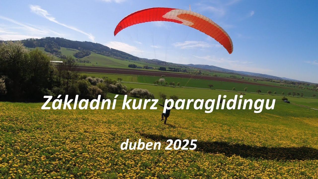 Základní kurz paraglidingu - duben 2025