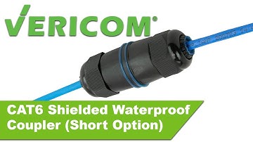 How To Assemble A CAT6 Shielded Waterproof Coupler (Short Option)