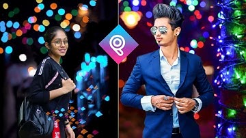 Picsart editing Bokeh Effect Photo Editing | Night Bokeh Effect Editing