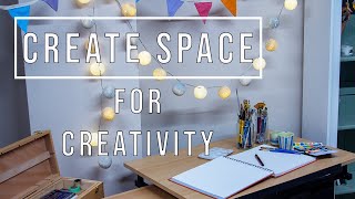 How to Prepare Your Creative Space as a Beginner Artist. Minimise barriers to getting started!