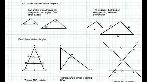 Free Test Prep Online: ACT Math Plane Geometry 4 Similar Triangles