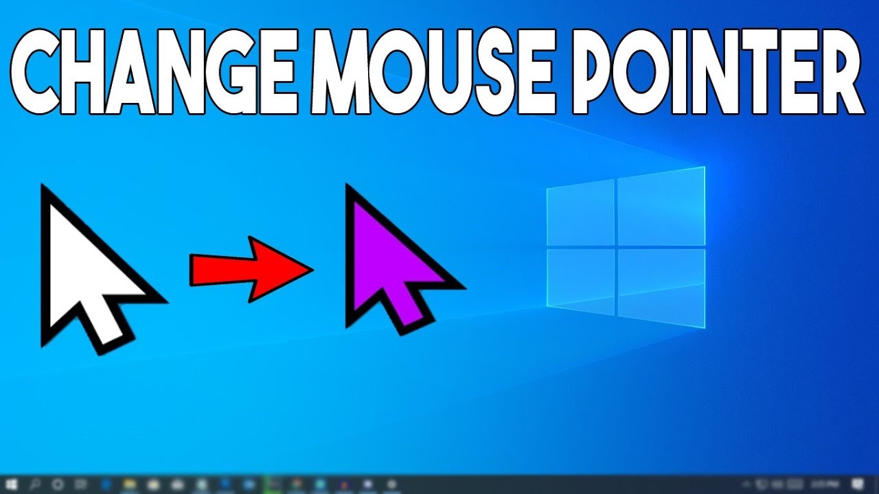 how to change color of mouse pointer