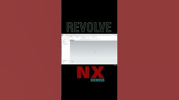 Revolve Command | Siemens NX Tutorial   #siemensnx #nxcad #cad #cadsoftware #cadtutorial