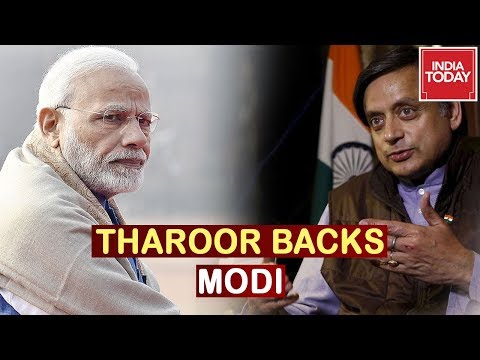 Cong Vertically Divided On Demonising PM Modi; Shashi Tharoor Praises NaMo