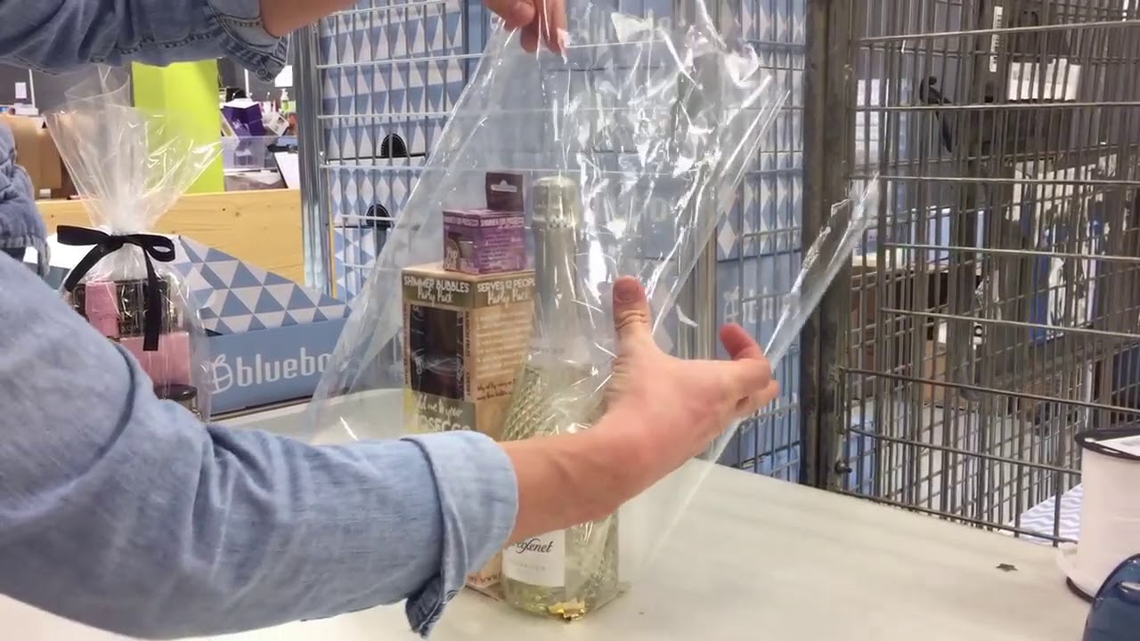 Presentinslagning - Proseccopaket i cellofan