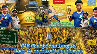 CONGRATULATIONS TO MAMELODI SUNDOWNS SECOND STAR 🌟 UNLOCKED 🔓 :CAF CHAMPIONS LEAGUE FINAL 2026 
