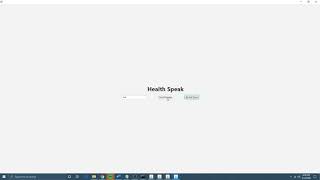 CS2310 Final Project - Health Speak