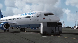 Pobeda 737-800 Departure St Petersburg Russia