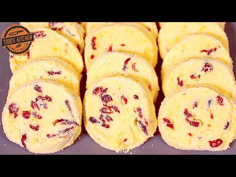 How to make CRANBERRY SHORTBREAD COOKIES - recipe