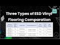 Three Types of ESD Vinyl Flooring Comparation