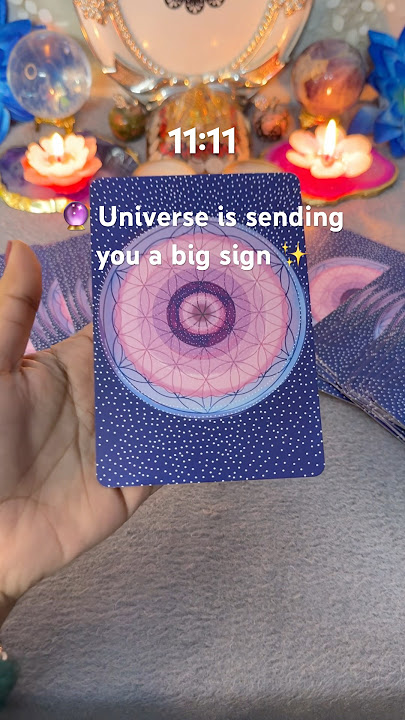 🔮 Universe is seding you a big sign - Tarot Card Reading | Message in Pinned comment 📍