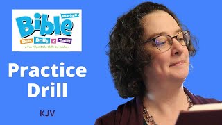 KJV Blue Cycle Practice Bible Drill #5 with Memory Tricks!