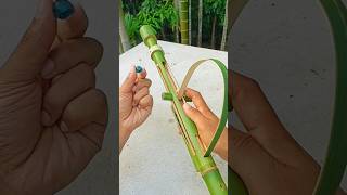 Bamboo Creations With marble #Slingshots #Bamboo #DIY