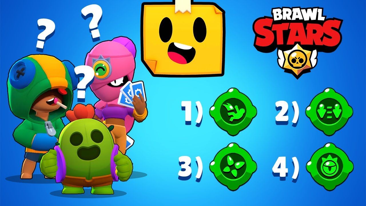 Brawl Stars Gadgets Quiz Spike Gadget Youtube - brawl stars que enseñen datos