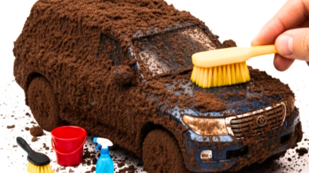 ​I Cleaned The Dirtiest Sand Cars 🚗 | SUPER REALISTIC SATISFYING DRY BRUSHING | 1 HR ASMR